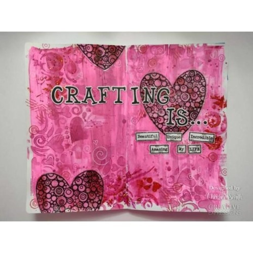 Woodware Love Tape Words Clear Stamps (FRS966) Woodware Love Tape Words Clear Stamps (FRS966)