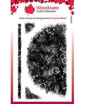 Woodware Semi Circle Texture Clear Stamps (FRM052)