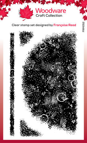Woodware Semi Circle Texture Clear Stamps (FRM052)