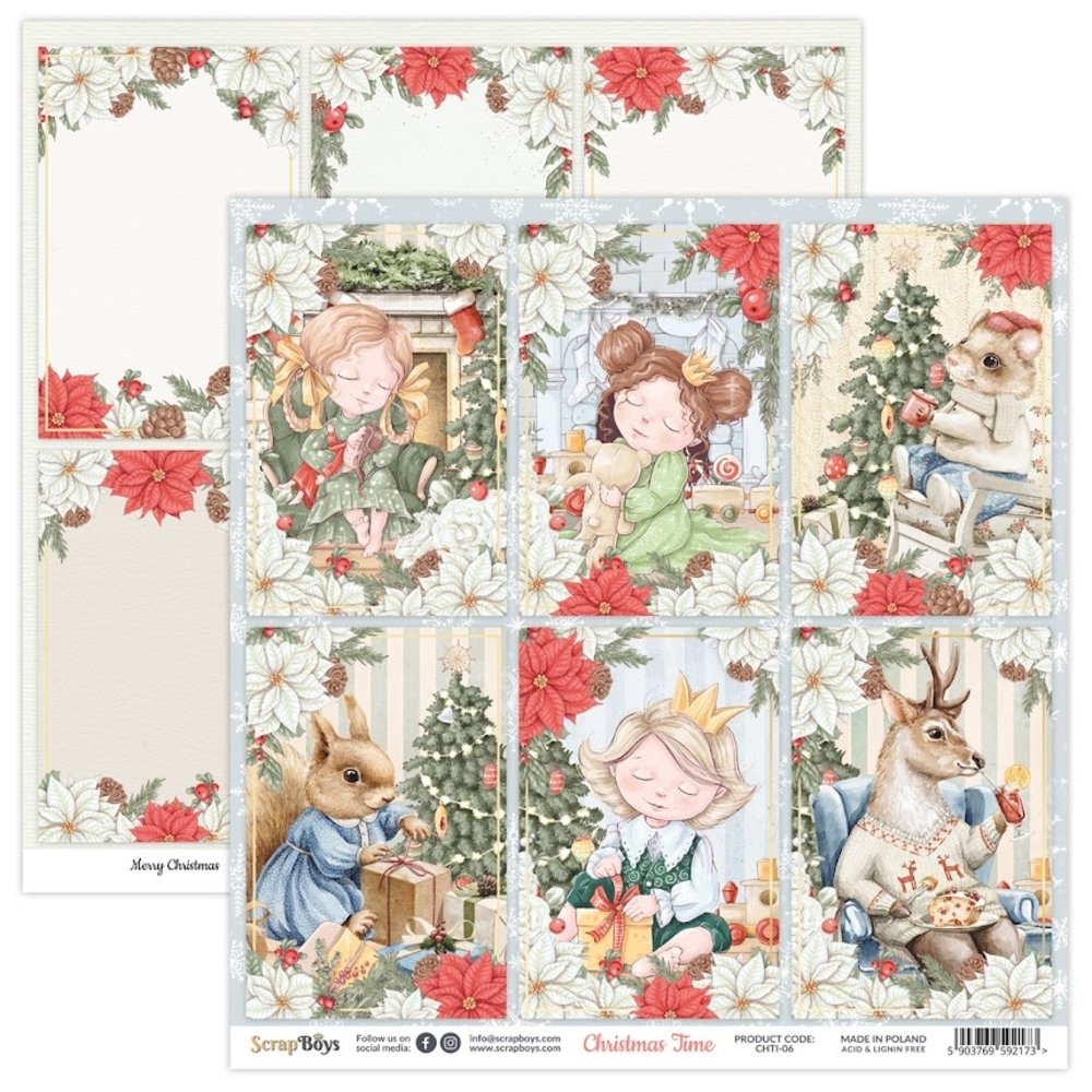ScrapBoys Christmas Time 8x8 Inch Paper Pad (CHTI-10) ScrapBoys Christmas Time 8x8 Inch Paper Pad (CHTI-10)