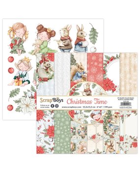 ScrapBoys Christmas Time 6x6 Inch Paper Pad (CHTI-09)