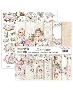ScrapBoys Moments 12x12 Inch Paper Set (MOME-08) ScrapBoys Moments 12x12 Inch Paper Set (MOME-08)