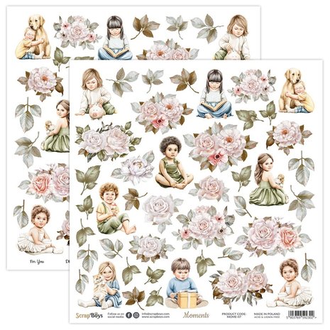 ScrapBoys Moments 12x12 Inch Paper Set (MOME-08) ScrapBoys Moments 12x12 Inch Paper Set (MOME-08)