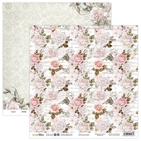 ScrapBoys Moments 8x8 Inch Paper Pad (MOME-10) ScrapBoys Moments 8x8 Inch Paper Pad (MOME-10)