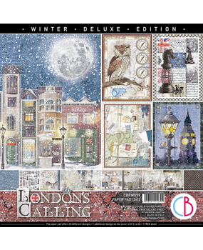 Ciao Bella Papercrafting London's Calling 12x12 Inch Paper Pad (CBPM059)