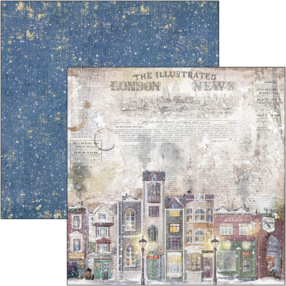 Ciao Bella Papercrafting London's Calling 12x12 Inch Paper Pad (CBPM059)