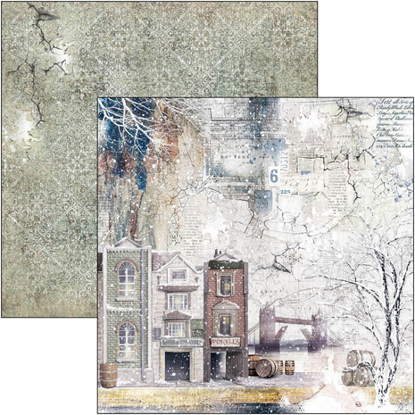 Ciao Bella Papercrafting London's Calling 12x12 Inch Paper Pad (CBPM059)