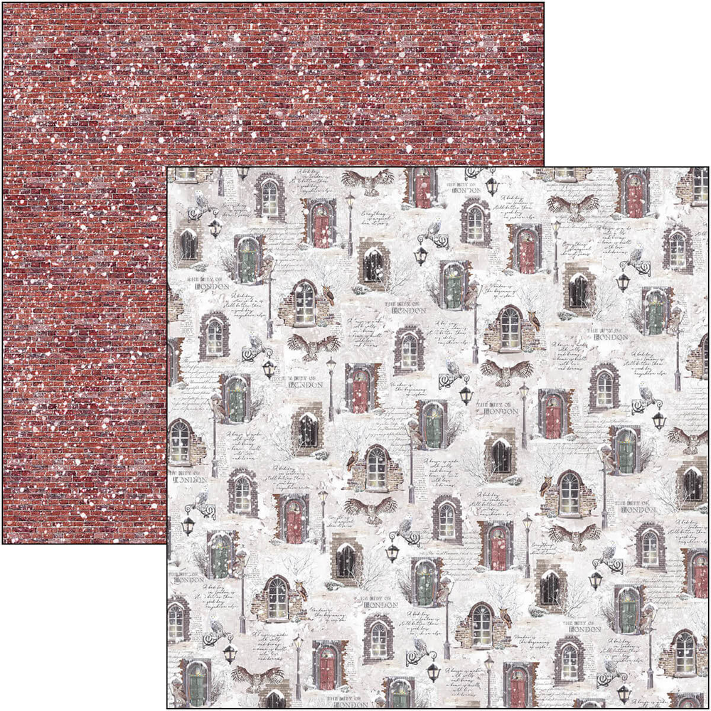 Ciao Bella Papercrafting London's Calling 12x12 Inch Paper Pad (CBPM059)