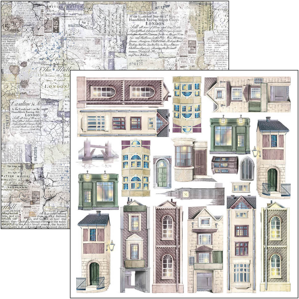 Ciao Bella Papercrafting London's Calling 6x6 Inch Paper Pad (CBQE059) Ciao Bella Papercrafting London's Calling 6x6 Inch Paper Pad (CBQE059)