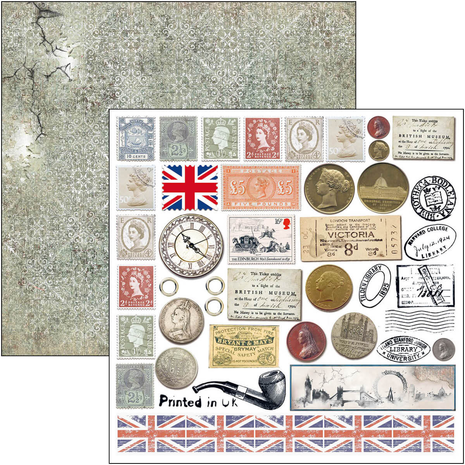 Ciao Bella Papercrafting London's Calling 6x6 Inch Paper Pad (CBQE059) Ciao Bella Papercrafting London's Calling 6x6 Inch Paper Pad (CBQE059)