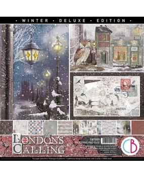 Ciao Bella Papercrafting London's Calling 12x12 Inch Patterns Pad (CBT059) Ciao Bella Papercrafting London's Calling 12x12 Inch Patterns Pad (CBT059)