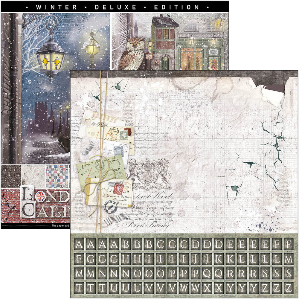 Ciao Bella Papercrafting London's Calling 12x12 Inch Patterns Pad (CBT059) Ciao Bella Papercrafting London's Calling 12x12 Inch Patterns Pad (CBT059)