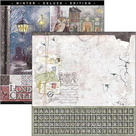 Ciao Bella Papercrafting London's Calling 12x12 Inch Patterns Pad (CBT059) Ciao Bella Papercrafting London's Calling 12x12 Inch Patterns Pad (CBT059)