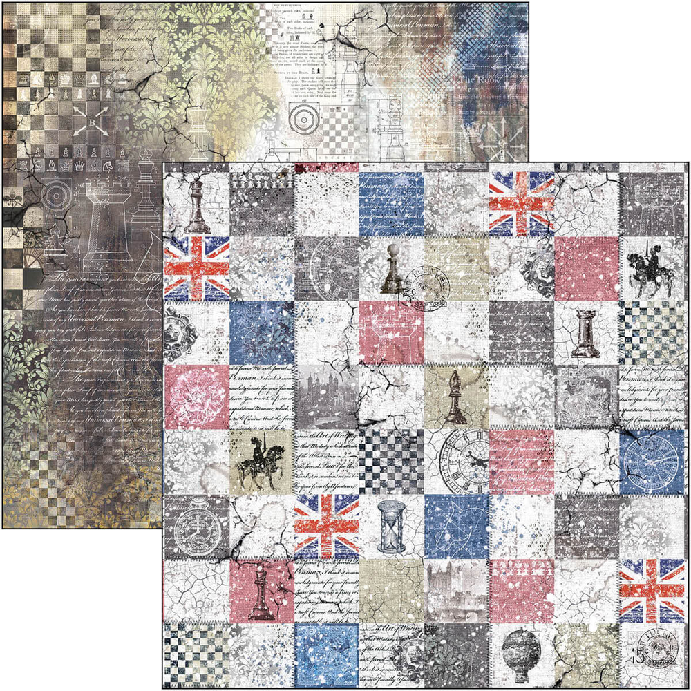 Ciao Bella Papercrafting London's Calling 12x12 Inch Patterns Pad (CBT059) Ciao Bella Papercrafting London's Calling 12x12 Inch Patterns Pad (CBT059)