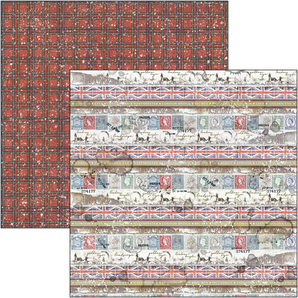 Ciao Bella Papercrafting London's Calling 12x12 Inch Patterns Pad (CBT059) Ciao Bella Papercrafting London's Calling 12x12 Inch Patterns Pad (CBT059)