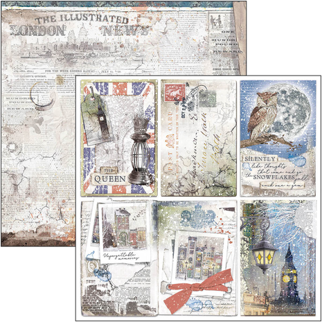 Ciao Bella Papercrafting London's Calling 12x12 Inch Patterns Pad (CBT059) Ciao Bella Papercrafting London's Calling 12x12 Inch Patterns Pad (CBT059)