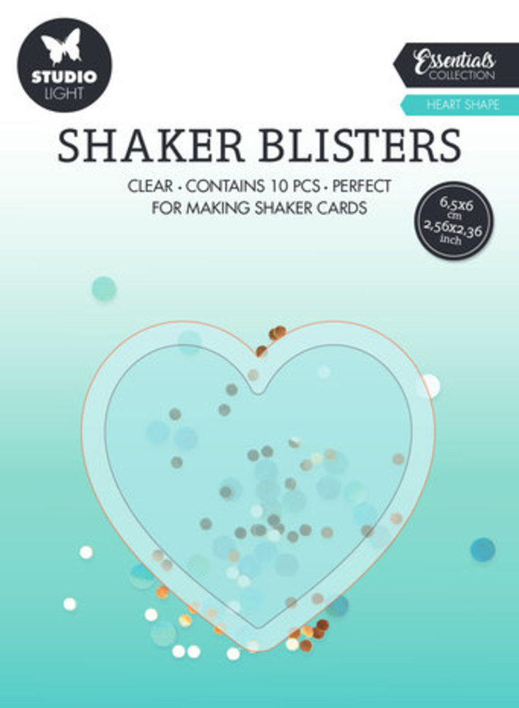 Studio Light Essentials Shaker Blisters Heart Shape (SL-ES-BLIS05) Studio Light Essentials Shaker Blisters Heart Shape (SL-ES-BLIS05)