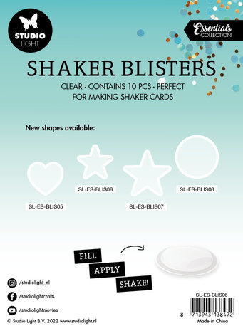 Studio Light Essentials Shaker Blisters Small Star (SL-ES-BLIS06) Studio Light Essentials Shaker Blisters Small Star (SL-ES-BLIS06)