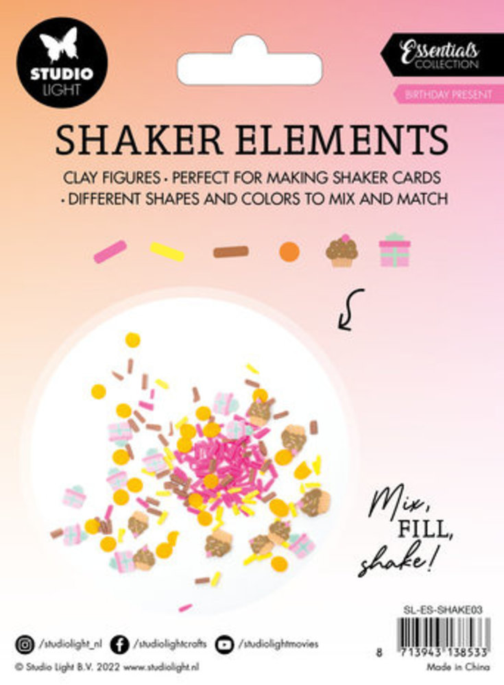 Studio Light Essentials Shaker Elements Birthday Present (SL-ES-SHAKE03) Studio Light Essentials Shaker Elements Birthday Present (SL-ES-SHAKE03)