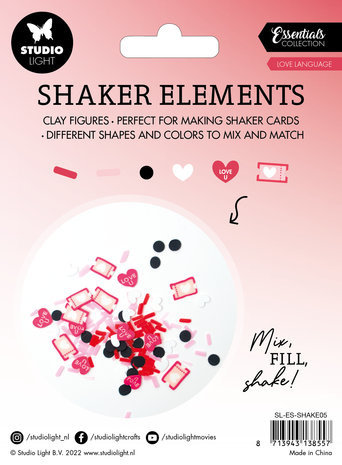 Studio Light Essentials Shaker Elements Love Language (SL-ES-SHAKE05)