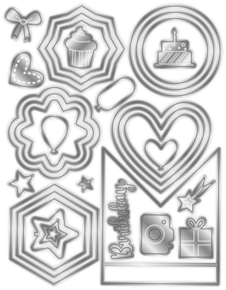 Gemini Papercraft Shutter Dimensionals Dies (GEM-MD-DIM-SHUT)