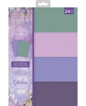 Crafter's Companion Wisteria Collection A4 Linen Card Pack (NG-WC-LLC-UK) Crafter's Companion Wisteria Collection A4 Linen Card Pack (NG-WC-LLC-UK)