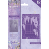 Crafter's Companion Wisteria Collection 3D Embossing Folder Rustic Window (NG-WC-EF5-3D-RWI)