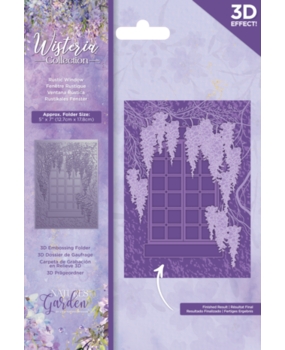 Crafter's Companion Wisteria Collection 3D Embossing Folder Rustic Window (NG-WC-EF5-3D-RWI) Crafter's Companion Wisteria Collection 3D Embossing Folder Rustic Window (NG-WC-EF5-3D-RWI)