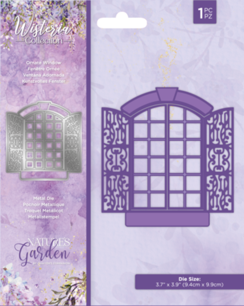 Crafter's Companion Wisteria Collection Ornate Window Die (NG-WC-MD-OWI) Crafter's Companion Wisteria Collection Ornate Window Die (NG-WC-MD-OWI)