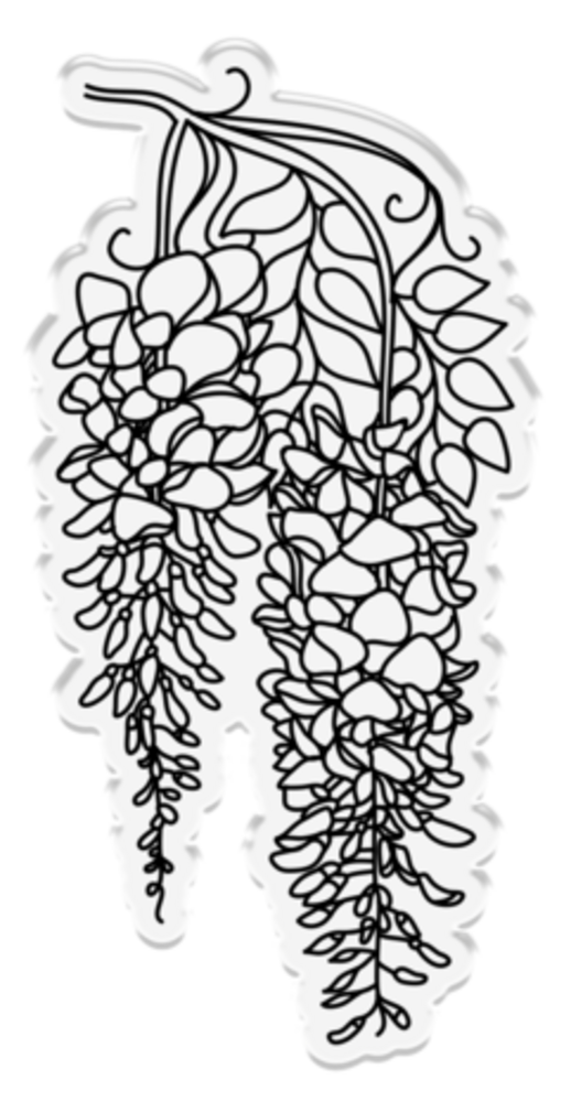 Crafter's Companion Wisteria Collection Stamp & Die Wisteria Blossom (NG-WC-STD-WBLO) Crafter's Companion Wisteria Collection Stamp & Die Wisteria Blossom (NG-WC-STD-WBLO)