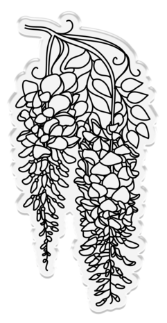 Crafter's Companion Wisteria Collection Stamp & Die Wisteria Blossom (NG-WC-STD-WBLO) Crafter's Companion Wisteria Collection Stamp & Die Wisteria Blossom (NG-WC-STD-WBLO)