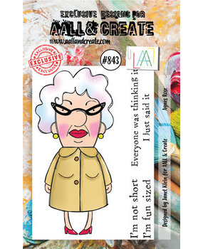 AALL and Create Clear Stamp Set A7 Agnes Rose (AALL-TP-843) AALL and Create Clear Stamp Set A7 Agnes Rose (AALL-TP-843)