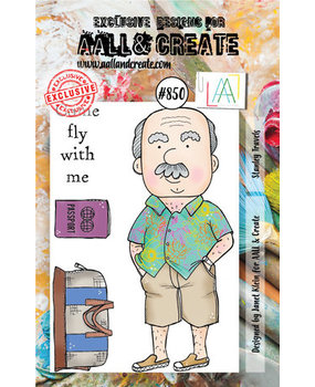 AALL and Create Clear Stamp Set A7 Stanley Travels (AALL-TP-850) AALL and Create Clear Stamp Set A7 Stanley Travels (AALL-TP-850)