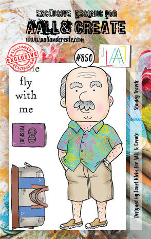 AALL and Create Clear Stamp Set A7 Stanley Travels (AALL-TP-850)