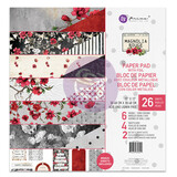 Prima Marketing Inc Magnolia Rouge 12x12 Inch Paper Pad (658205)