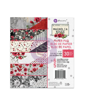Prima Marketing Inc Magnolia Rouge 6x6 Inch Paper Pad (658212) Prima Marketing Inc Magnolia Rouge 6x6 Inch Paper Pad (658212)