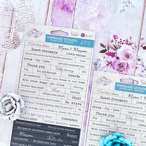 Prima Marketing Inc Aquarelle Dreams Chipboard Stickers (659394) Prima Marketing Inc Aquarelle Dreams Chipboard Stickers (659394)