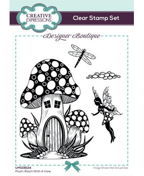 Creative Expressions Designer Boutique Clear Stamp A6 Mush-Room With A View (UMSDB124) Creative Expressions Designer Boutique Clear Stamp A6 Mush-Room With A View (UMSDB124)