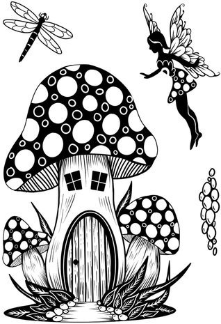 Creative Expressions Designer Boutique Clear Stamp A6 Mush-Room With A View (UMSDB124) Creative Expressions Designer Boutique Clear Stamp A6 Mush-Room With A View (UMSDB124)