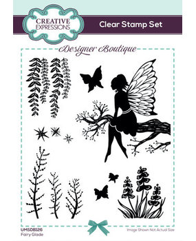 Creative Expressions Designer Boutique Clear Stamp A6 Fairy Glade (UMSDB126) Creative Expressions Designer Boutique Clear Stamp A6 Fairy Glade (UMSDB126)