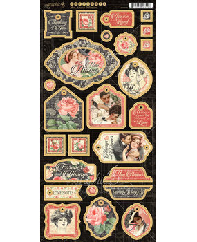Graphic 45 Mon Amour Chipboard Deluxe Collector's Edition (4502539) Graphic 45 Mon Amour Chipboard Deluxe Collector's Edition (4502539)