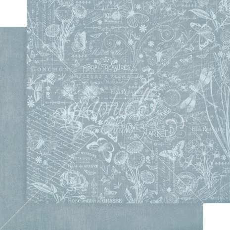 Graphic 45 Flower Market 12x12 Inch Patterns & Solids Paper Pack (4502559) Graphic 45 Flower Market 12x12 Inch Patterns & Solids Paper Pack (4502559)