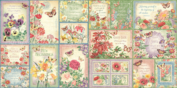 Graphic 45 Flower Market Journaling Cards (4502561)