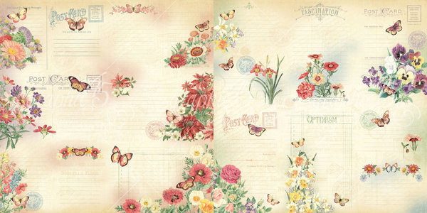 Graphic 45 Flower Market Journaling Cards (4502561)