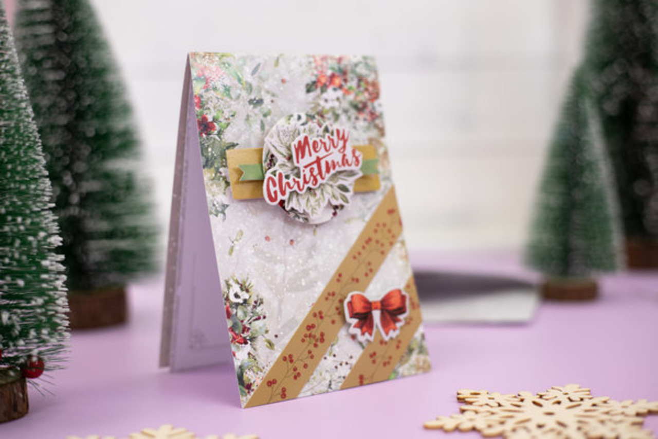 Crafter's Companion Make and Send Christmas 12x12 Inch Card Making Pad (CC-PAD12-MAS-XMAS)