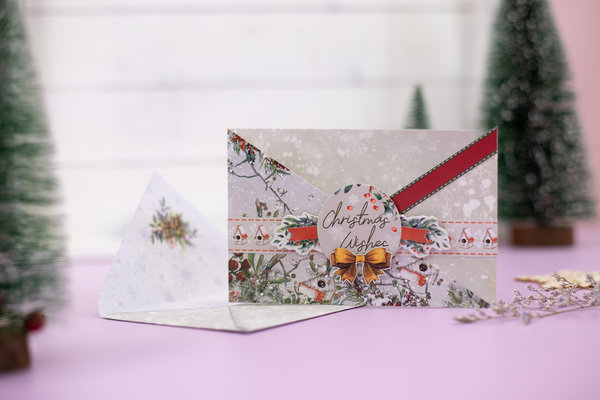 Crafter's Companion Make and Send Christmas 12x12 Inch Card Making Pad (CC-PAD12-MAS-XMAS)