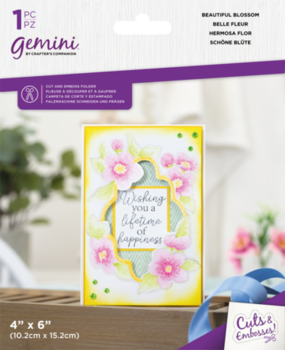 Gemini Floral Frame Cut and Embossing Folder Beautiful Blossom (GEM-CEF4-BEBLOS) Gemini Floral Frame Cut and Embossing Folder Beautiful Blossom (GEM-CEF4-BEBLOS)