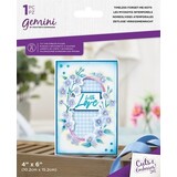 Gemini Floral Frame Cut and Embossing Folder Timeless Forget-Me-Nots (GEM-CEF4-TIMFMN)