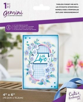 Gemini Floral Frame Cut and Embossing Folder Timeless Forget-Me-Nots (GEM-CEF4-TIMFMN) Gemini Floral Frame Cut and Embossing Folder Timeless Forget-Me-Nots (GEM-CEF4-TIMFMN)