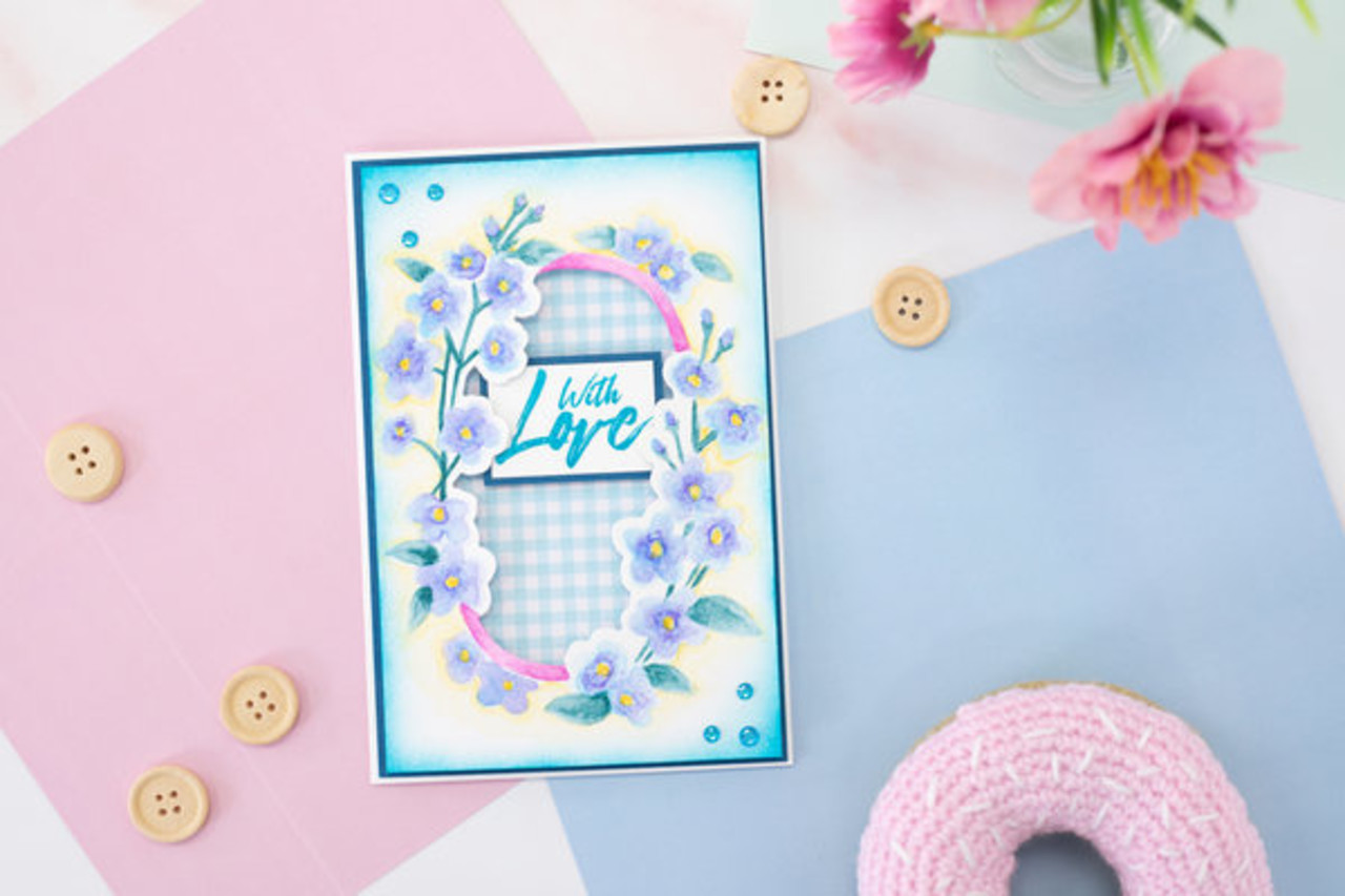 Gemini Floral Frame Cut and Embossing Folder Timeless Forget-Me-Nots (GEM-CEF4-TIMFMN) Gemini Floral Frame Cut and Embossing Folder Timeless Forget-Me-Nots (GEM-CEF4-TIMFMN)